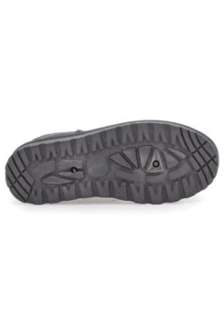 Pittarello Love PK1699D dunkelgraue Slipper-Stiefeletten mit Fellfutter