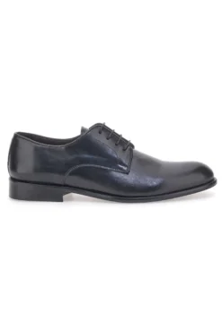 Pittarello Plus 734 Schnürschuhe aus schwarzem Echtleder