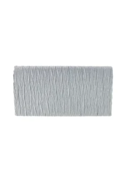 Pochette da sera argento a mano con tracolla rimovibile COVERI COLLECTION SERA 099