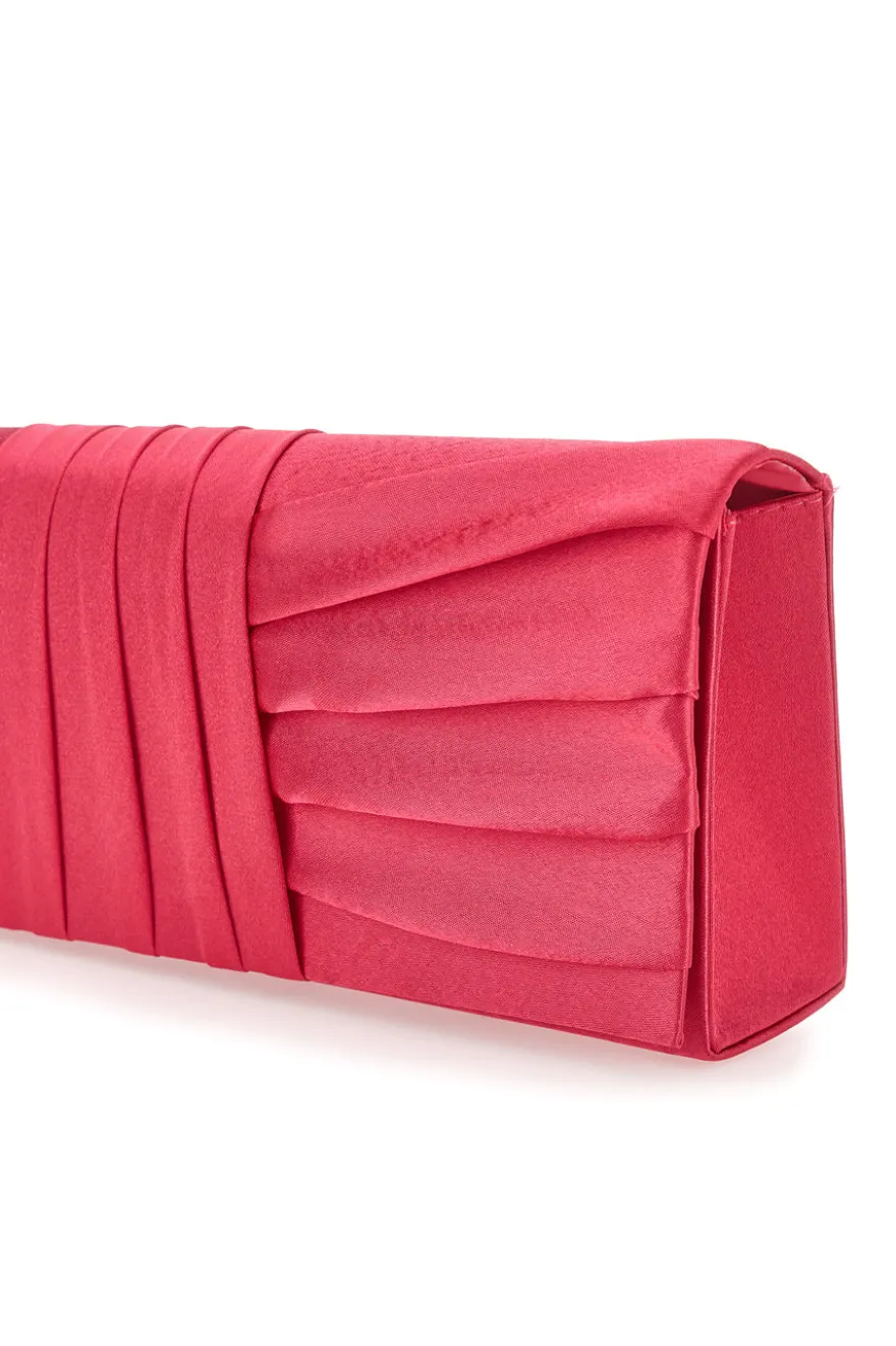 Pochette Fuxia Effetto Sera con Catenella Rimovibile COVERI COLLECTION 0149-B