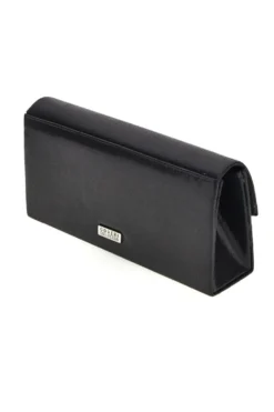 Pochette Nera in Raso con Tracolla a Catena Coveri Sera 099 7