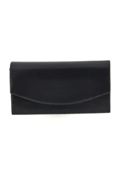 Pochette Nera in Raso con Tracolla a Catena Coveri Sera 099 7