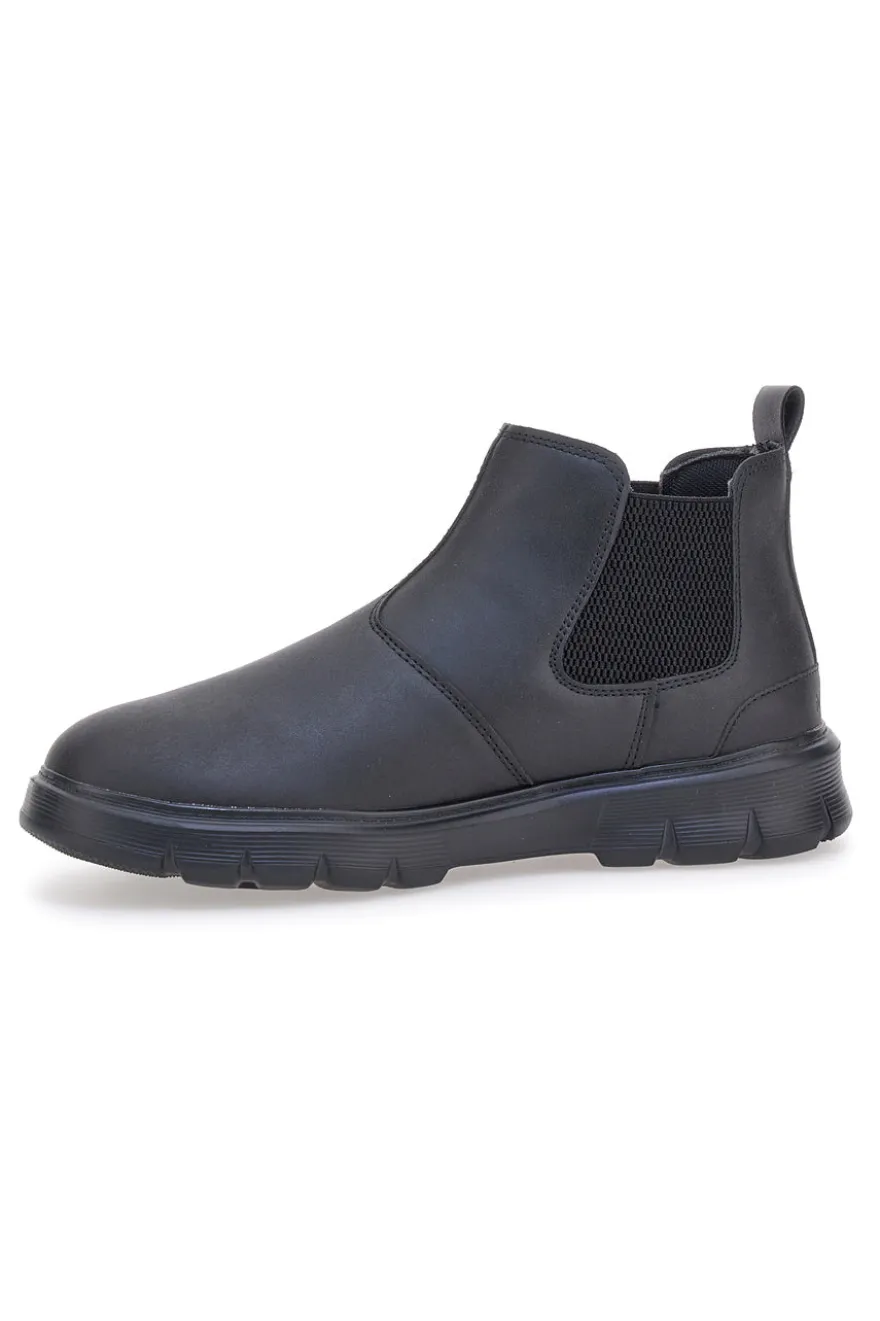 Polacchini neri elasticizzati Marina militare MM984