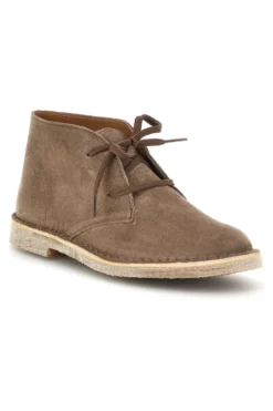 Polacchini tortora in pelle stringati Ptr 2902