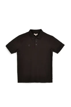 Polo marrone maniche corte colletto bottoni Pittarello tierra PT-M-T-9079