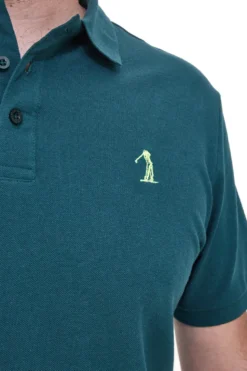 Polo Mezza Manica Verde Petrolio 100% Cotone U.S. GOLF CLUB PO2000