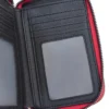 Portafoglio fucsia con impunture a cuore e doppia zip Laura Biagiotti LB25W-502-006