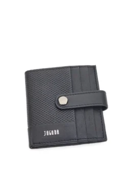 Portafoglio Nero con Clip in Vera Pelle JAGUAR PF873-98
