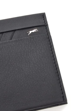 Portafoglio Nero in Vera Pelle con Portamonete JAGUAR PF869-1