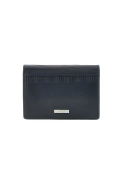 Portafoglio Verticale Blu Navy in Pelle con Protezione RFID Lancetti LL26S-766-72