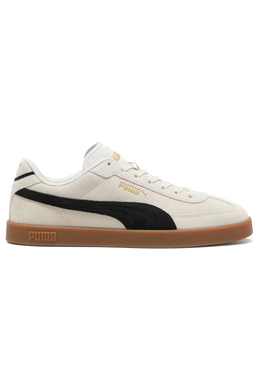 Puma Club II Era Suede – Beige Wildleder-Sneaker mit Gummisohle