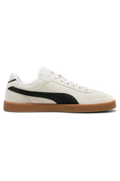 Puma Club II Era Suede – Beige Wildleder-Sneaker mit Gummisohle