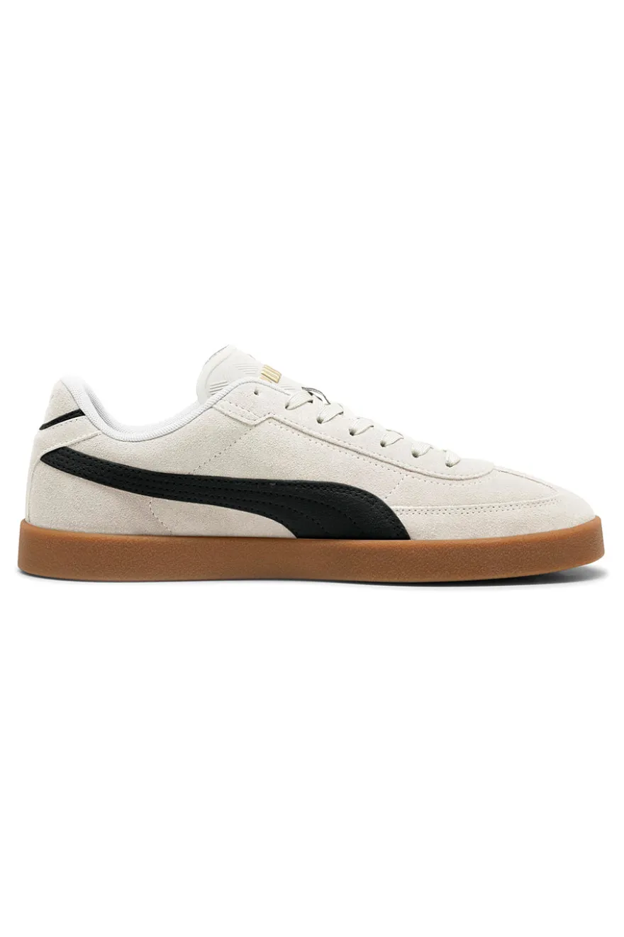 Puma Club II Era Suede – Beige Wildleder-Sneaker mit Gummisohle