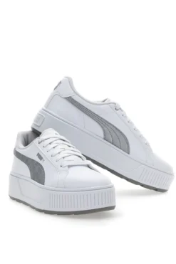 Puma Karmen Space Metallics Weiße Flatform-Sneaker