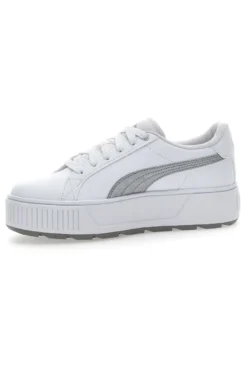 Puma Karmen Space Metallics Weiße Flatform-Sneaker
