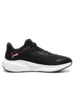 Puma – Skyrocket Lite – Schwarze Laufschuhe mit rosa Details