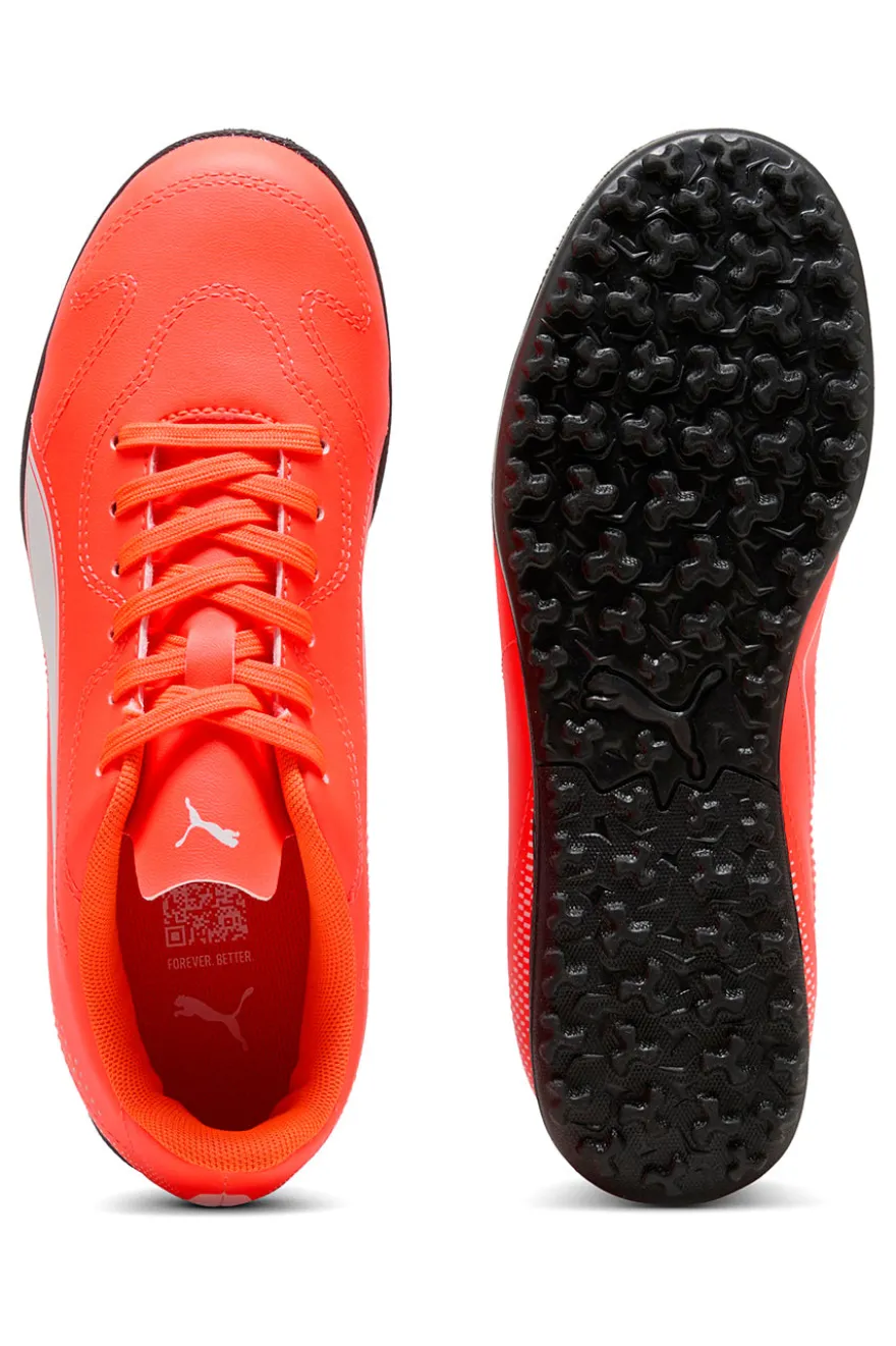Puma Vitoria II TT Jr Fluorescent Orange Turf Fußballschuhe