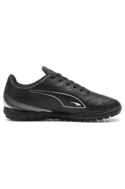 Puma Vitoria II TT Jr Schwarze Synthetik-Fußballschuhe