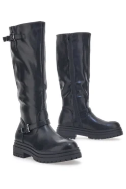 Rock'n Doll Schwarze Bikerstiefel 972913