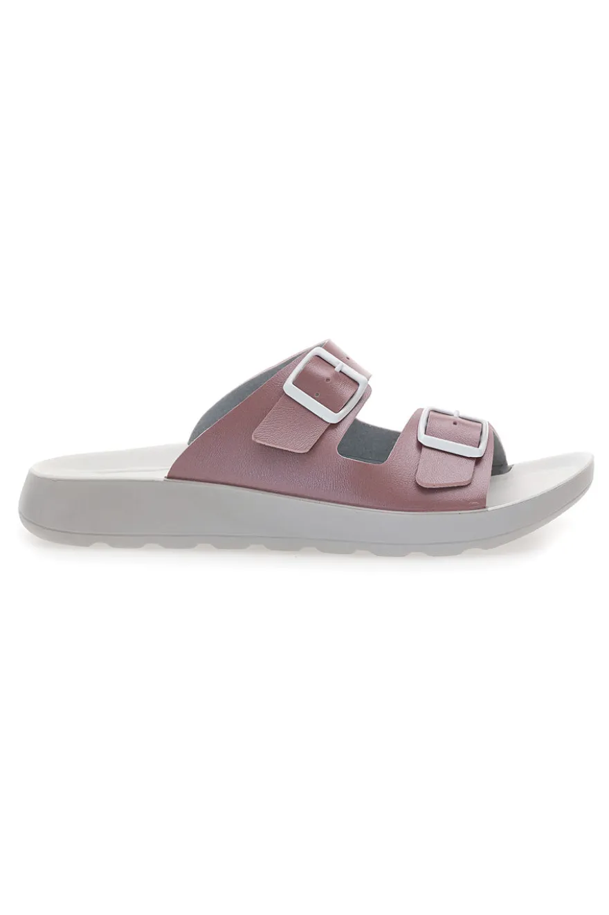 Rosa Komfort-Hausschuhe für Damen INBLU 12 AG