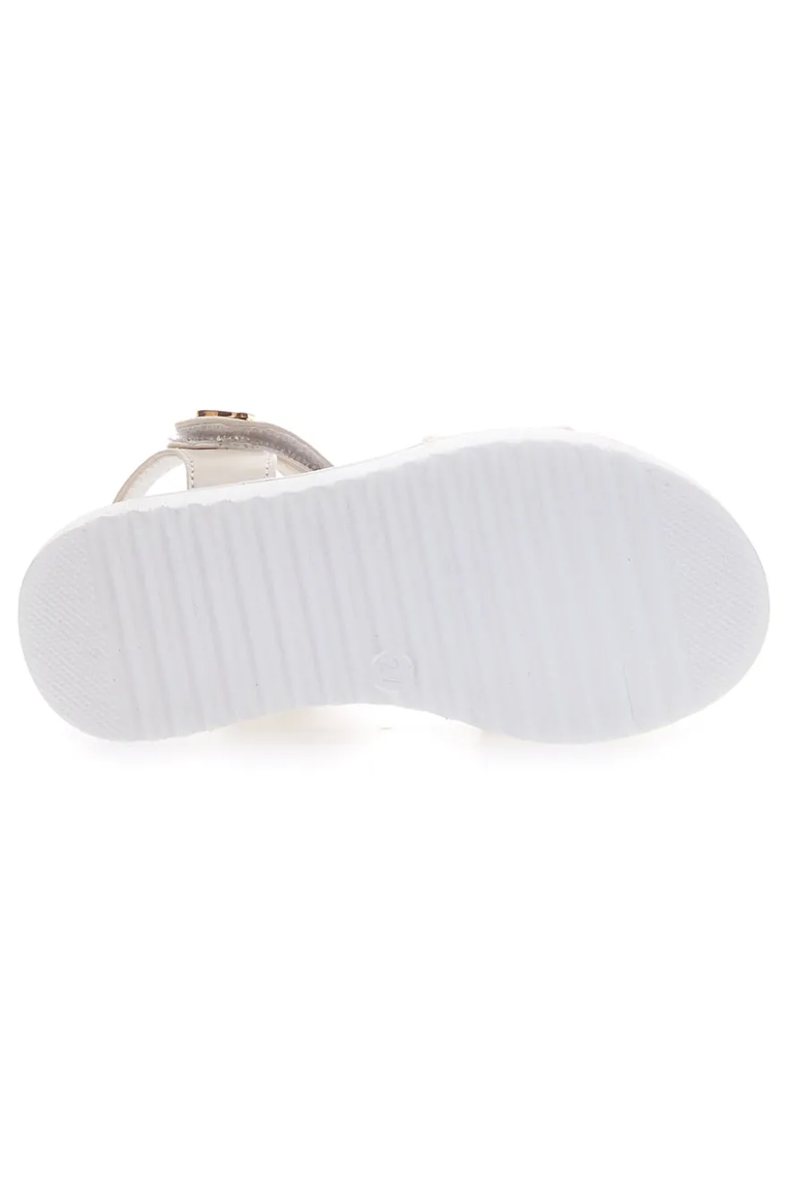 Sandali Argento Con Fiori 2FENERGY 538