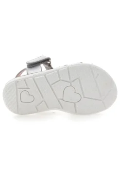 Sandali argento con fiori gioiello Pitt Kids 39G2517S