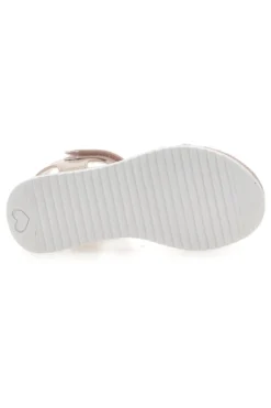 Sandali Beige con Catena Decorativa e Chiusura A Velcro GRAZIE GIRL 14320