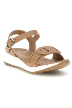 Sandali beige con cinturino regolabile suola comfort Plocadi Bza2423820