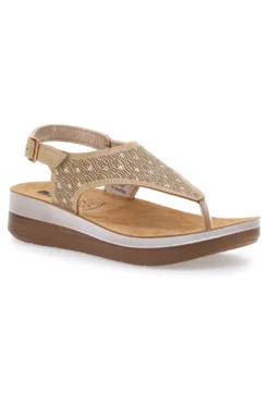 Sandali beige con plantare soft Inblu 22FT