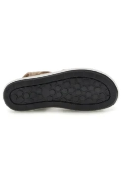 Sandali beige con suola antiscivolo e soletta comfort very soft Bio up 01