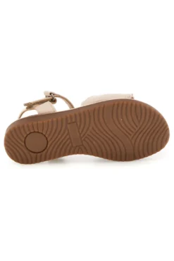 Sandali beige traforato cinturino regolabile Pitt kids 392630S
