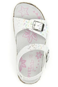 Sandali Bianchi Con Cinturino Pitt Kids 14452