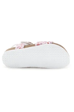 Sandali Bianchi con Stampa Cuori Pitt kids 14609