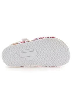Sandali bianchi con stampa cuori Pittarello Bio 257A745SR