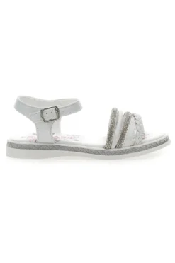 Sandali Bianchi con Strass Grazie Girl 14327