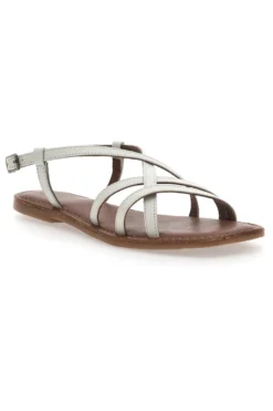 Sandali Bianchi con Tomaia Incrociata PITTARELLO SUN A99361102