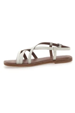 Sandali Bianchi con Tomaia Incrociata PITTARELLO SUN A99361102