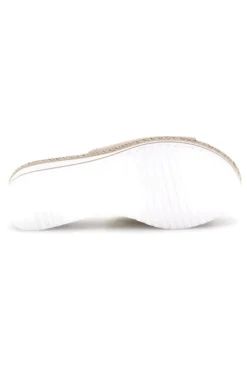 Sandali bianchi con zeppa platform e cinturino Pittarello look MK3313109
