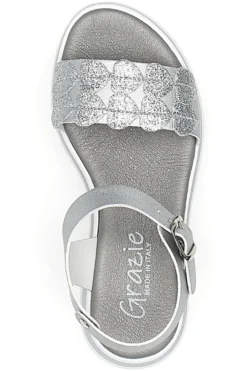 Sandali Bianchi Eleganti da Cerimonia Grazie Girl 11244159