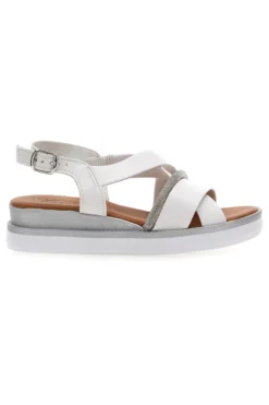 Sandali bianchi Made in Italy Pittarello look B82923