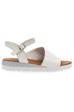 Sandali bianchi Pittarello look 30816