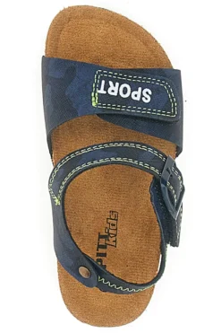 Sandali Blu Camouflage Pitt Kids 14431