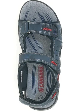 Sandali blu con chiusura a strappo Canguro CA1002