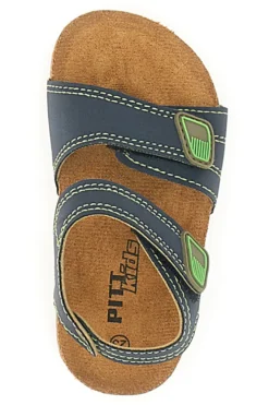 Sandali Blu con chiusura a strappo PITT KIDS 14128