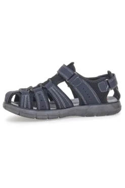 Sandali blu con punta chiusa e velcro CANGURO CA1013