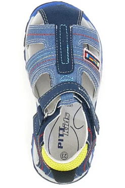 Sandali Blu con Punta Chiusa e Velcro Pitt Kids 14303