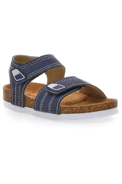 Sandali Blu e bainco con chiusura a strappo PITT KIDS 14128