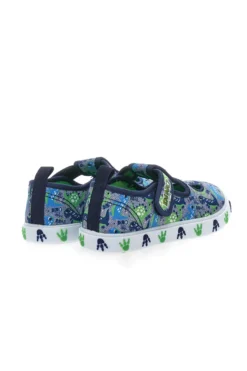 Sandali Blu e Verdi con Velcro DINAUSO S8020127T