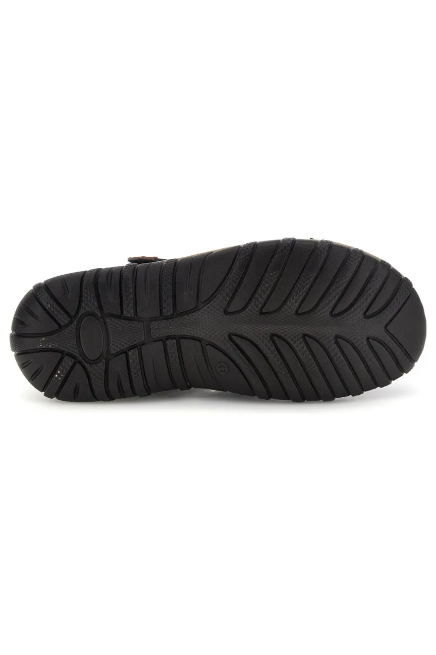 Sandali blu in vera pelle traforata Pittarello eco 2613004
