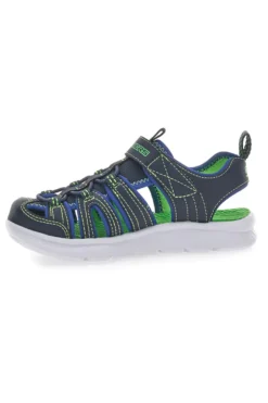 Sandali blu sportivi con chiusura a strappo Skechers C-Flex Sandal 2 Heart Blast